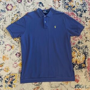 Ralph Lauren Men's Classic Blue Polo Shirt